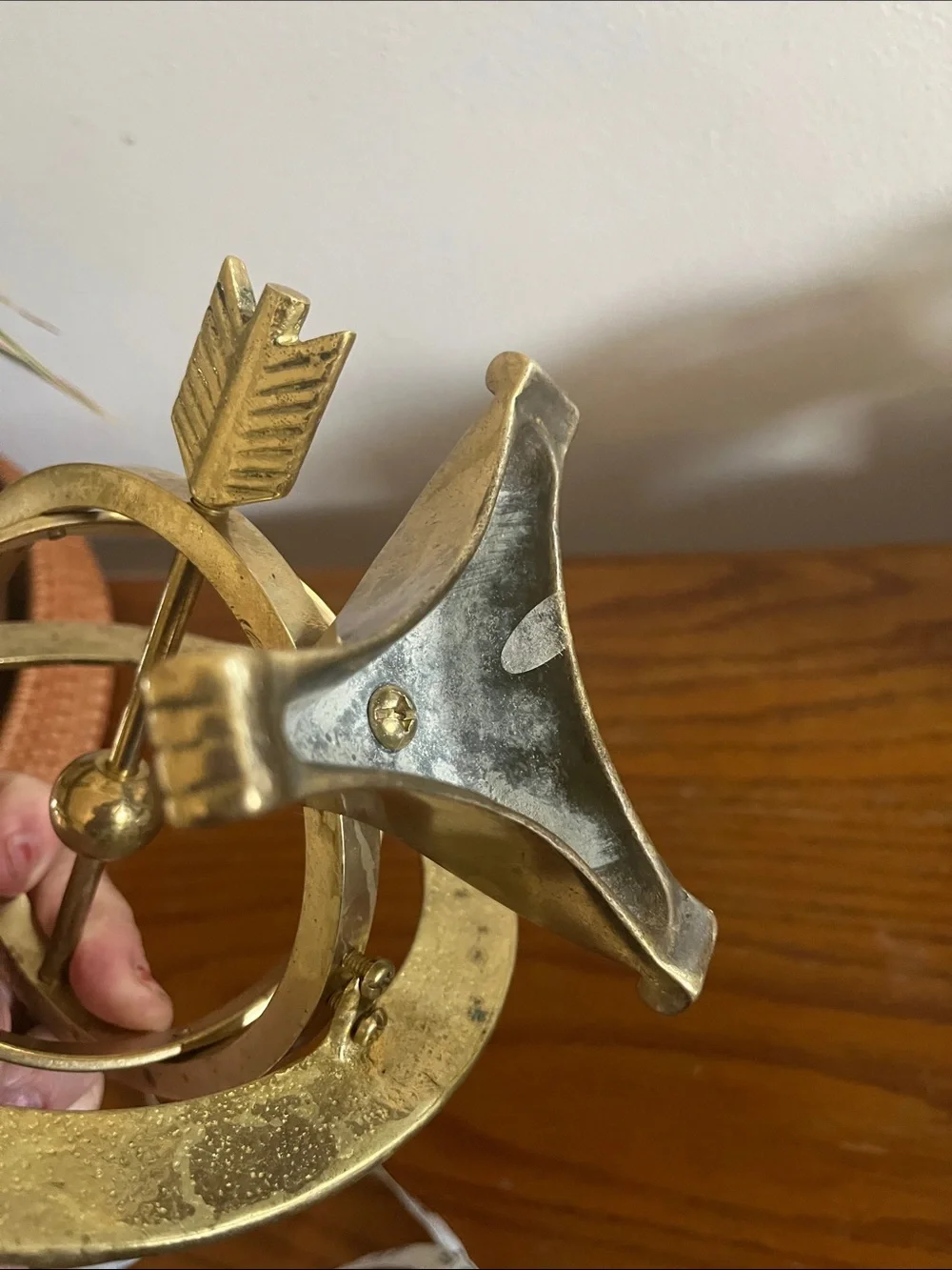 Vintage brass Decorative Armillary Sphere sundial